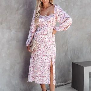 VICI Floral Midi Dress